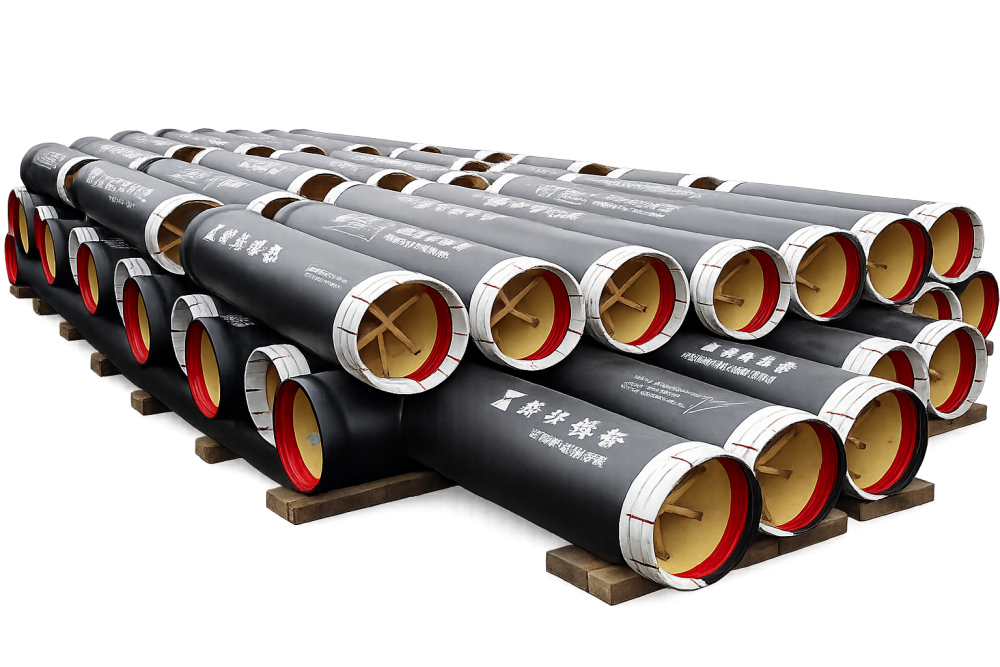 Ống gang cầu Xinxing ISO2531 Dn80-Dn600