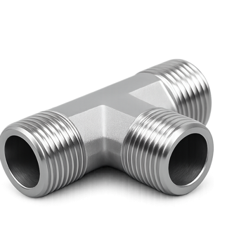 Tê ren ngoài inox 304/316