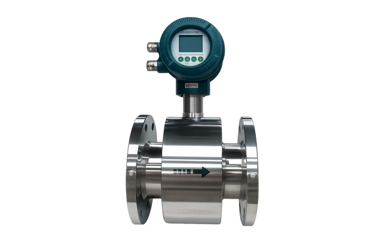 ng hồ WOTECK điện từ INOX mặt bích