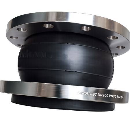Khớp chống rung cao su mặt bích inox