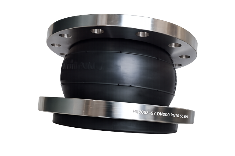 Khớp chống rung cao su mặt bích inox