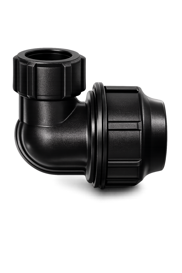 Nối góc ren HDPE 90°