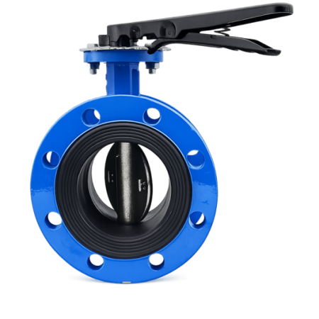 Van bướm tay kẹp mặt bích T-BLUE